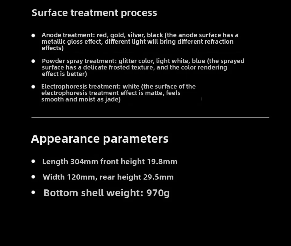 Shell, teclado de eje magnético de casco de aleación de aluminio