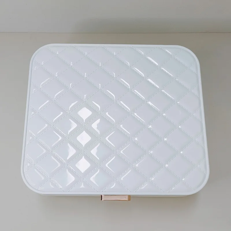 Nouvelle boîte d'accessoires de rangement pour miroir de maquillage LED rechargeable, trousse de maquillage portable avec lumière de remplissage pour miroir, boîte de rangement pour miroir de maquillage