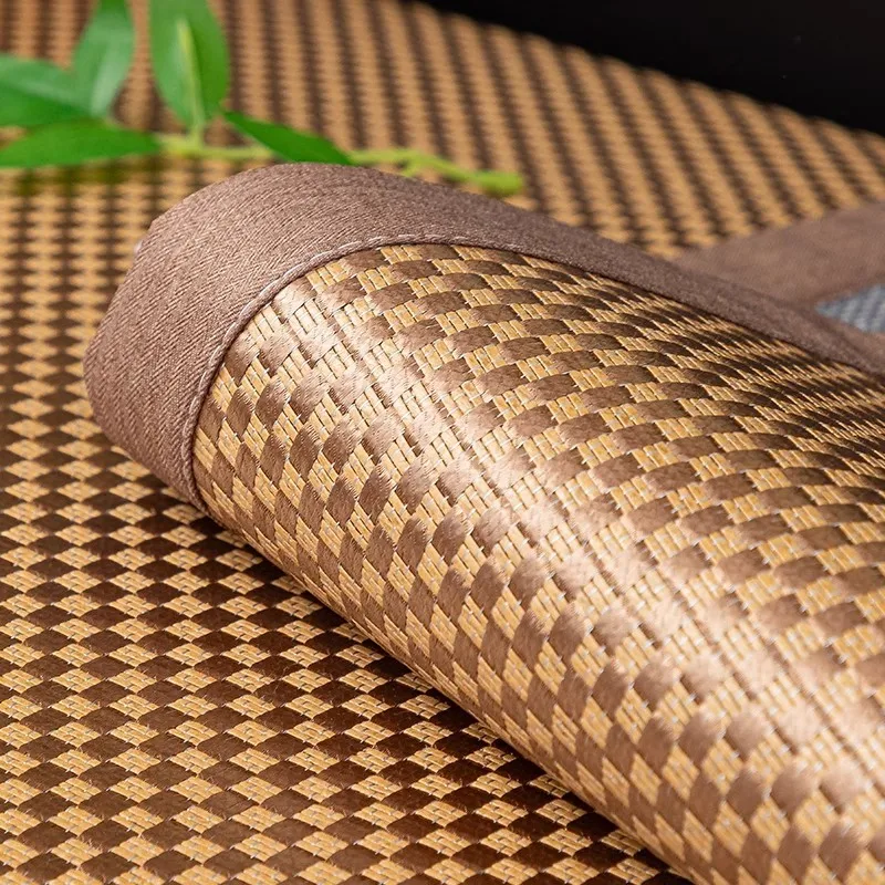 2025 verão nova sala de estar & escritório antiderrapante gelo seda bambu resfriamento sofá tapete respirável antiderrapante capa de assento tapete de dormir