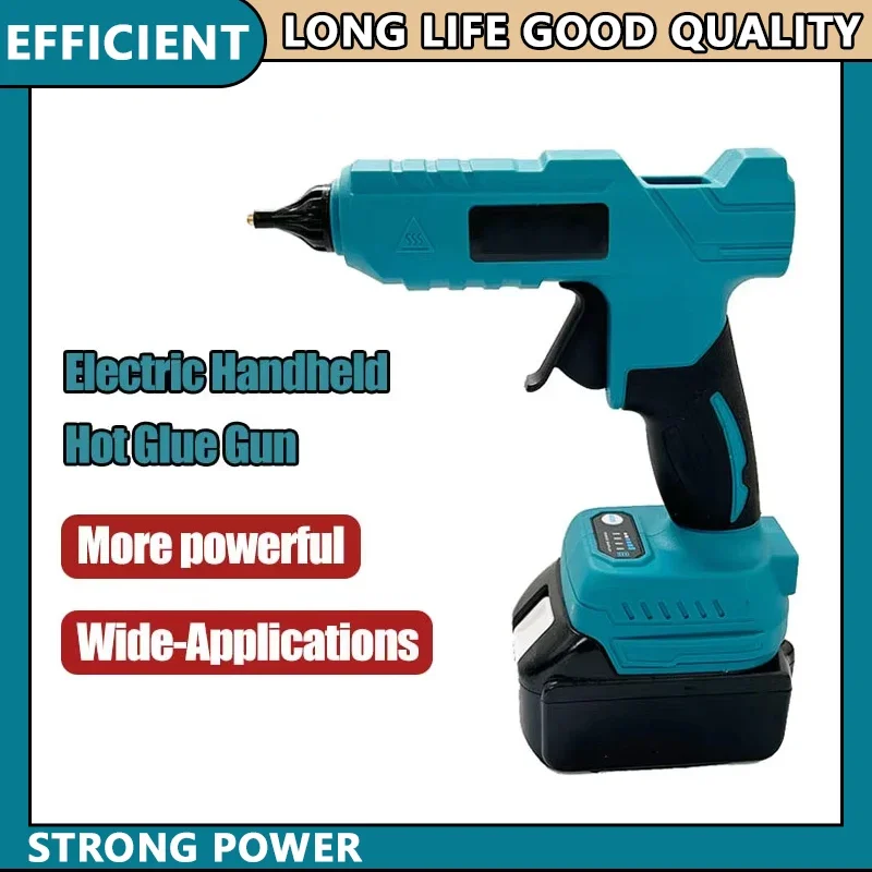 

Подходит для Makita 18 В литий-ионный аккумулятор DIY пистолет для термоплавкого клея для украшения упаковки электрический пистолет для термоплавкого клея