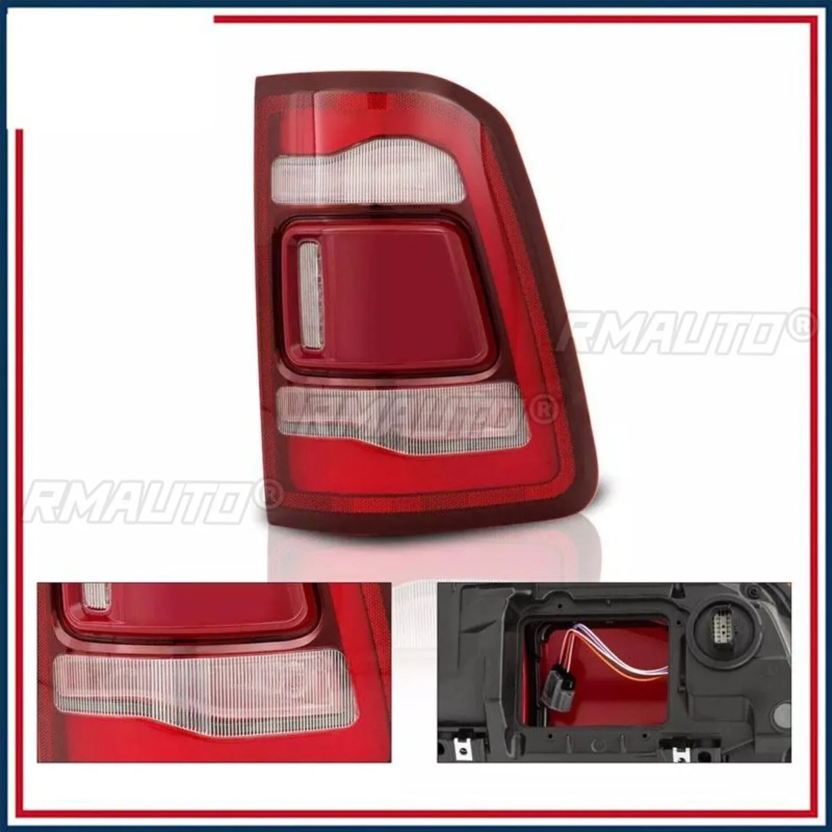 

Левый и правый задний светодиодный задний фонарь, задний фонарь в сборе, широкий угловой светильник для Dodge RAM1500 2019-2022 68262530AE