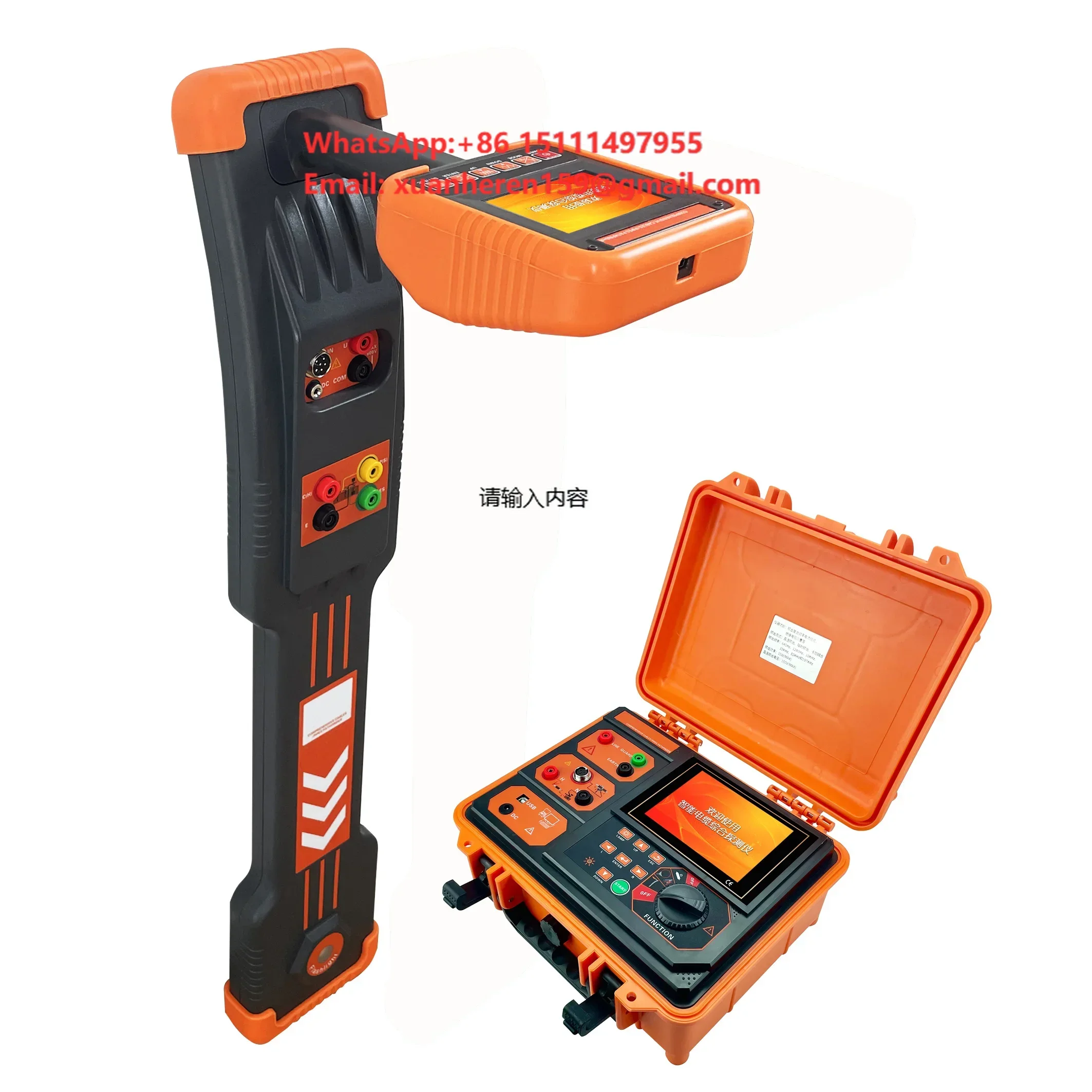 Professional Underground Cable Tester for Locating Faults Showing Direction & Detecting Depth Multifunction Cable Identifier
