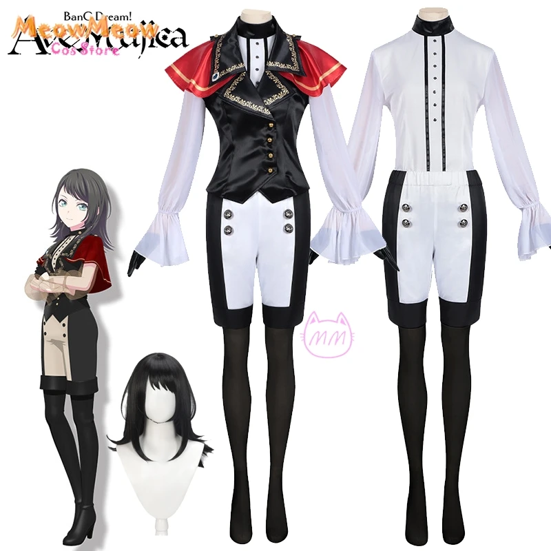 BanG Dream! Ave Mujica Yahata Umiri Cosplay Performance Uniforms Costume Women Girl Ball Gown Suit Halloween Party Costume