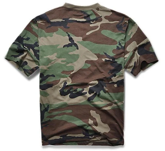 Camisa táctica hombre manga corta camuflaje transpirable
