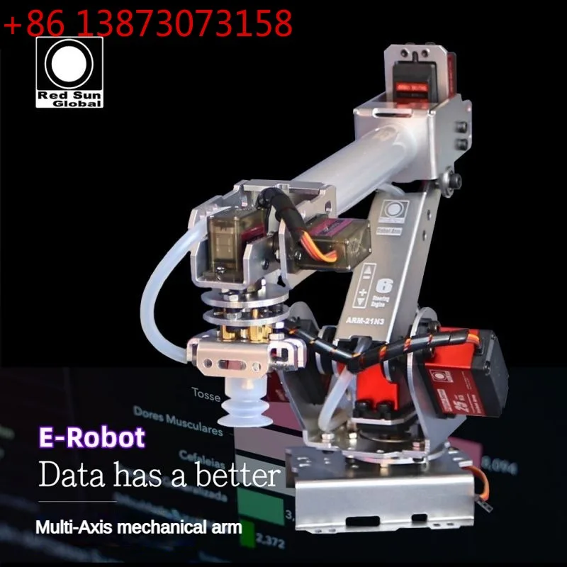 6 DOF Robot Arm Industrial Robotic Arm With 20KG/25Kg Digital Servos For Raspberry For Arduino Robot DIY Kit Programmable Robot