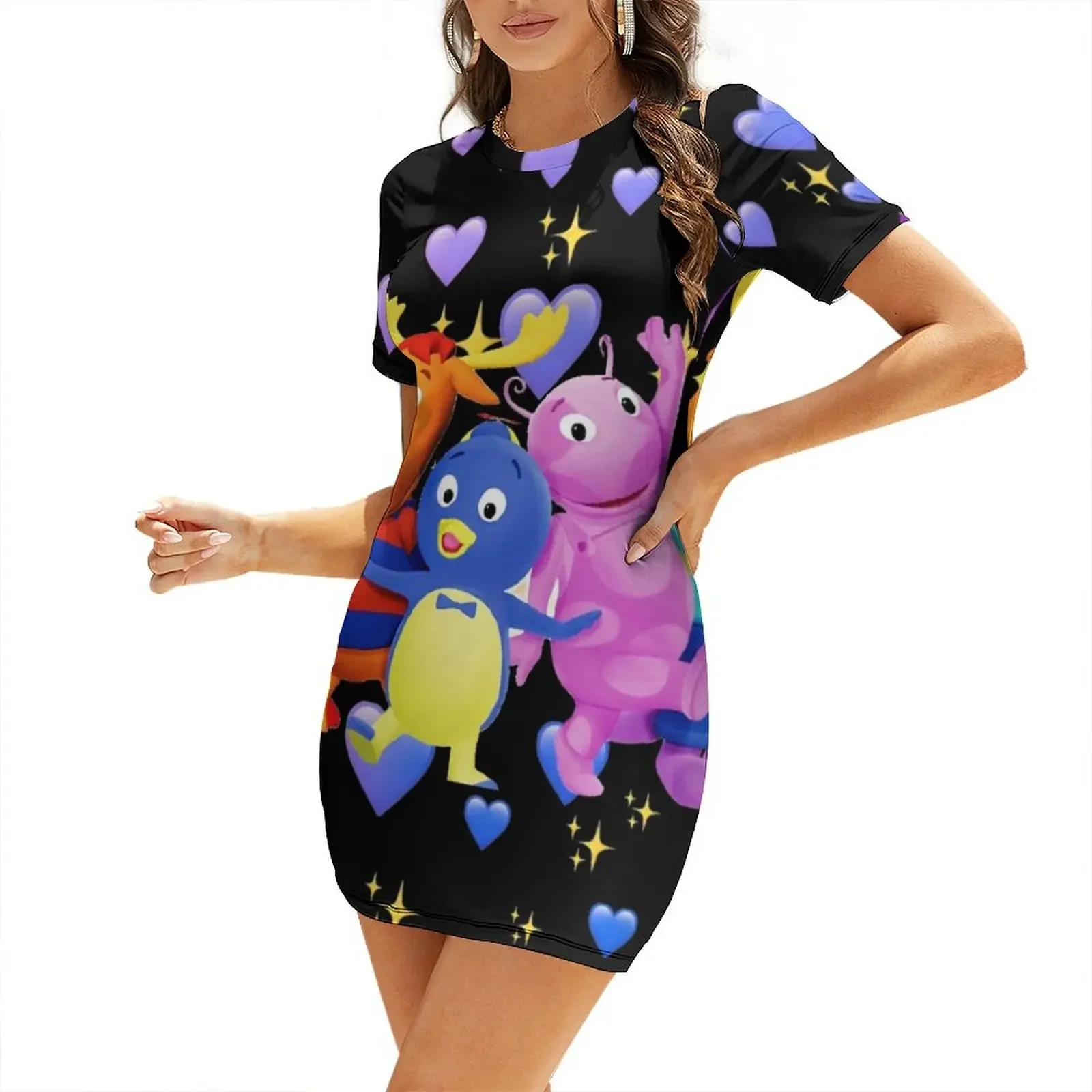 

The Gang Short-Sleeved Dress women dresses Women dresses summer dress women elegant luxury women's elegant loose dresses Dress
