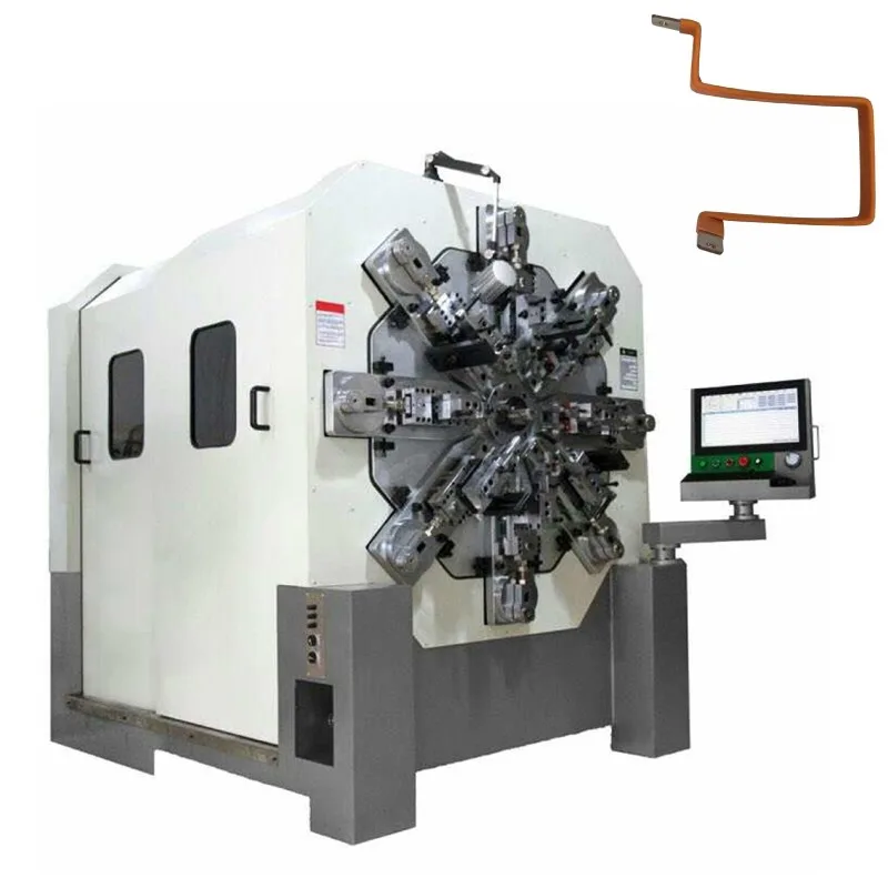 Automobile copper bar special machine 12-axis numerical control turning line camless spring machine 3D metal bending machine