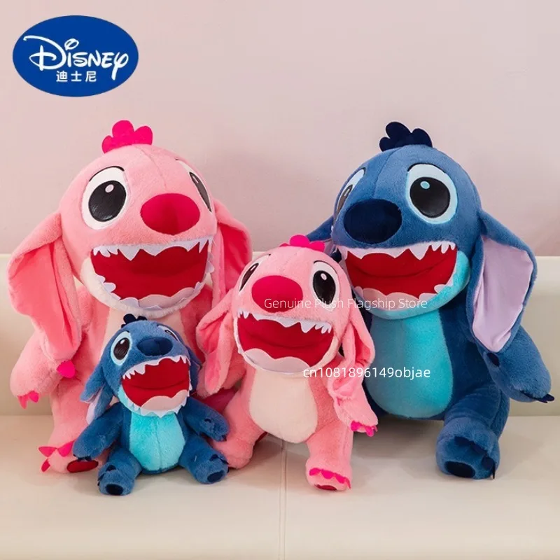 

40/50/60cm Big Size Disney Stitch Anime Plush Stuffed Doll Kawaii Room Decoration Plushies Children Pillow Ornament Holiday Gift