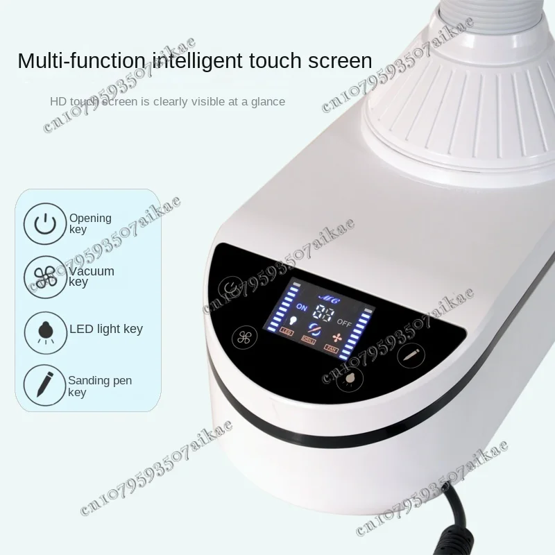 Dental, denture technician sanding vacuum cleaner, manicure, desktop vacuum cleaner, touch screen with light, engraving dust