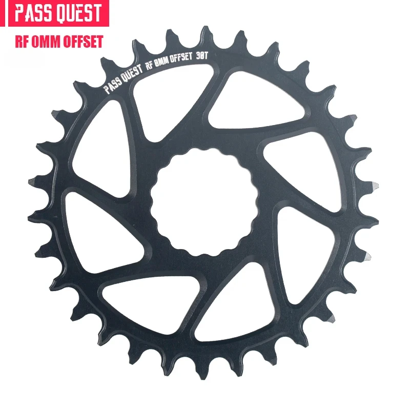 PASS QUEST 0mm Offset Narrow Wide Chainrings for RACEFACE Series Direct Mounting Cranks Bicycle Accessories