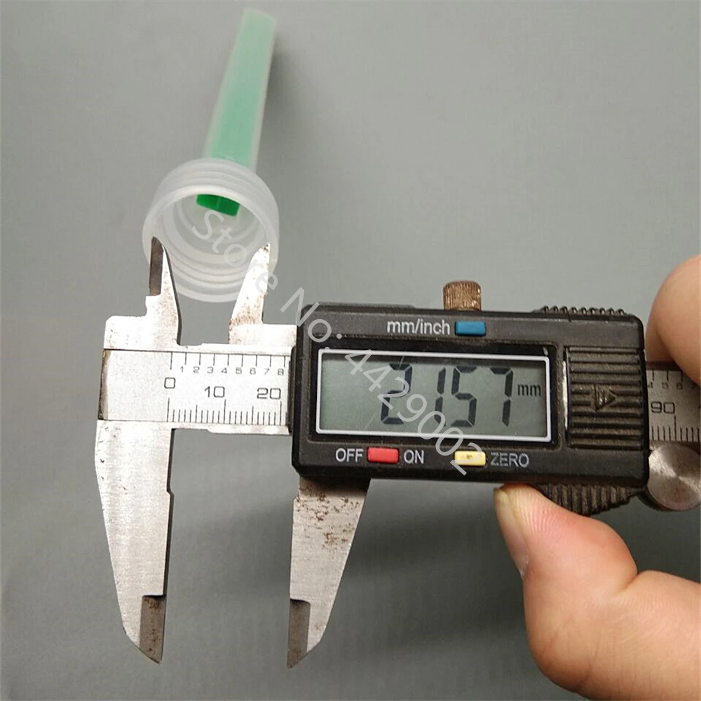 

Static Mixer Mixing Nozzles Length 161mm Inner Diameter 20mm Square Mixing Nozzle for 200ml 400ml 1:1 Glue Cartridges