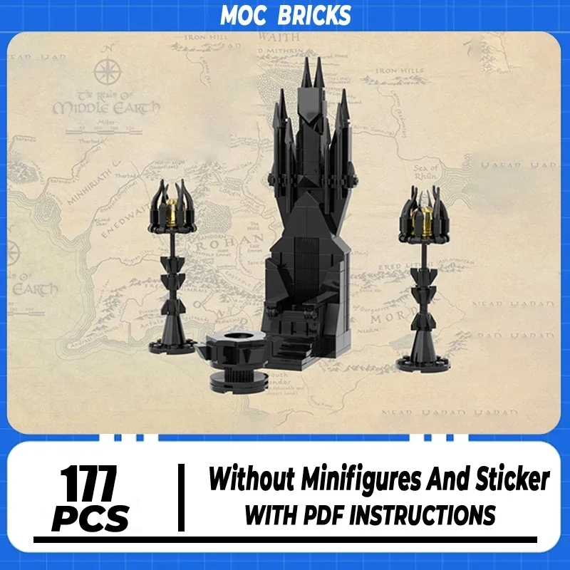 

Популярная киномодель Moc, строительные блоки, модель Королевского трона, технология, кирпич, сделай сам, сборка, строительная игрушка, праздничные подарки