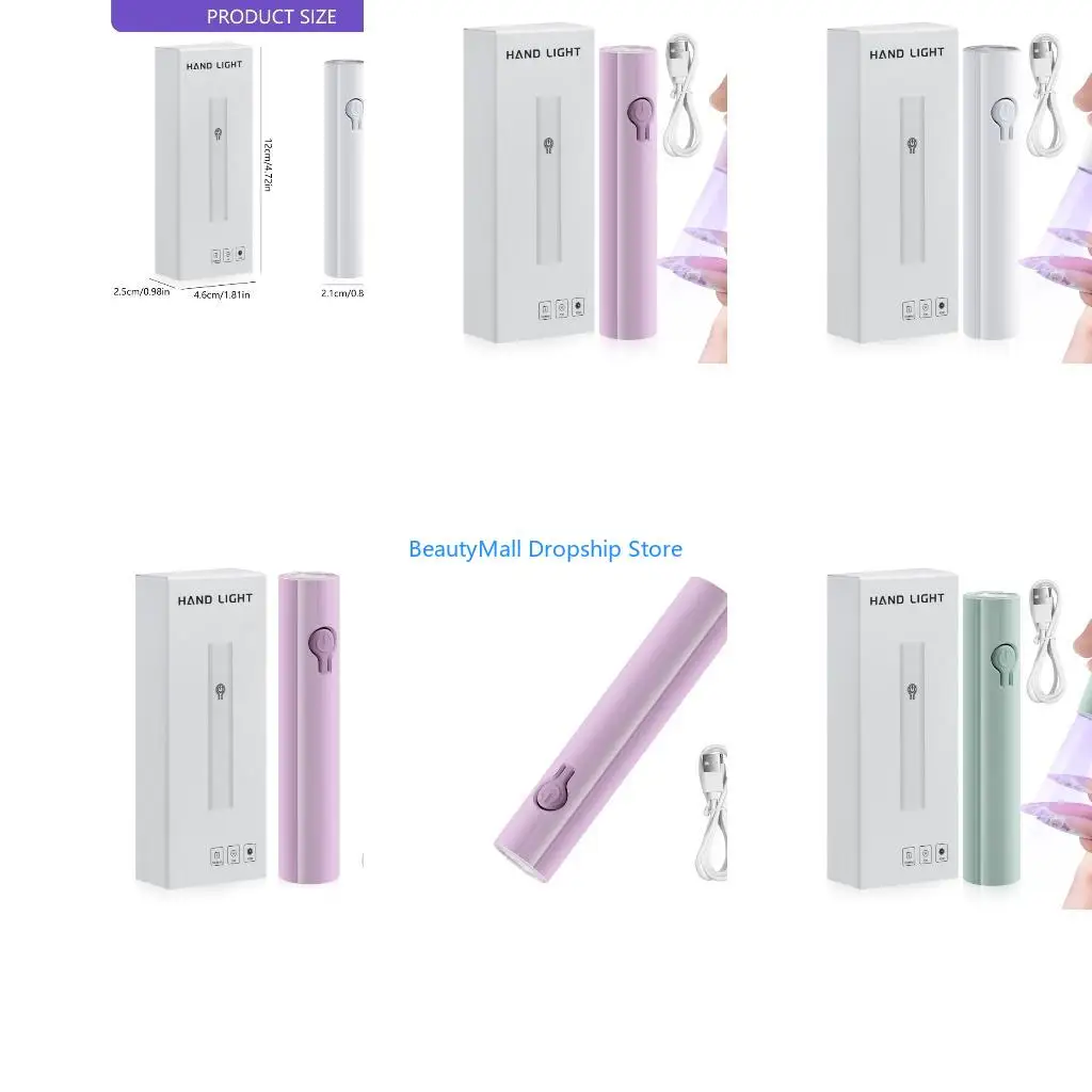 40JD Travel Friendly LED Lamp Fast Drying Technology USB Rechargeable Compact Size Lightweighted For Home Manicure