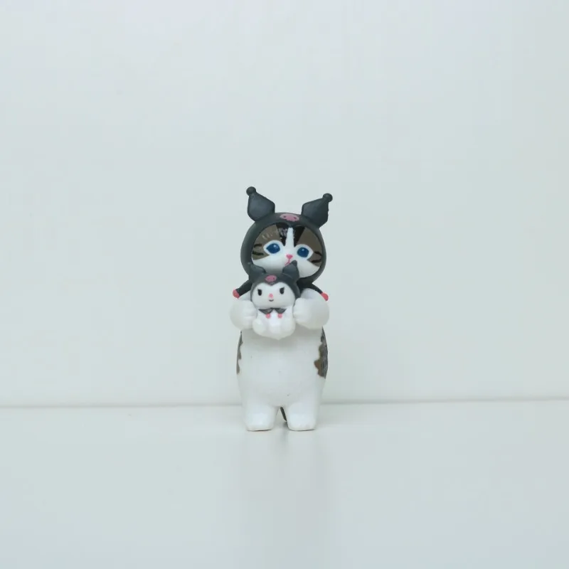 漫画の様々な種類のサメ猫、エビ炒め猫、アクションフィギュア、ミニチュアオーナメントアクセサリー、車内インテリア、デスクトップフィギュア玩具