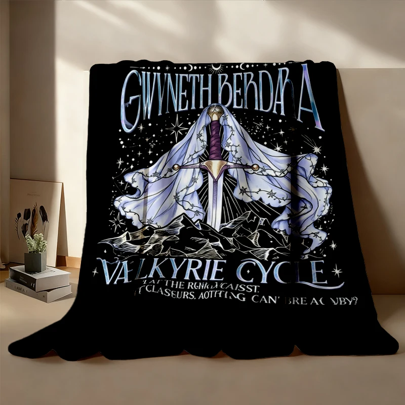 Splintered Harmony Acotar Flannel Throw, Gwyn Valkyrie Cycle Cozy Blanket, House of Wind Warm Blanket