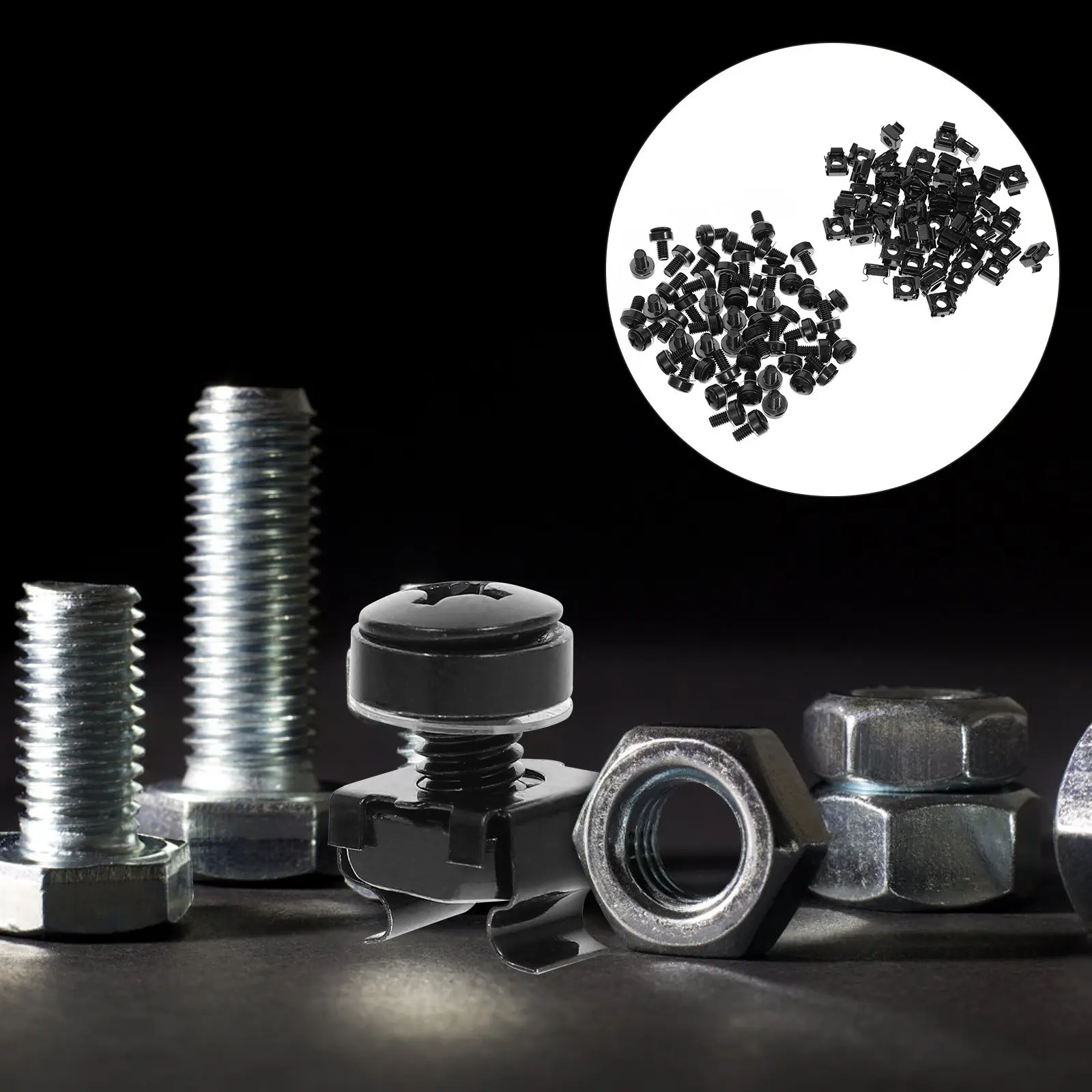 

50 комплектов гаек-крабов: коррозионностойкое высокопроизводительное крепежное решение, идеально подходит для оборудования и проектов DIY, включая инструмент для гаек-крабов.