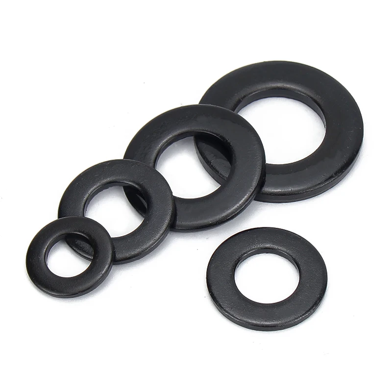 Arandela plana de acero inoxidable, 50 piezas, almohadilla de junta plana, M2, M2.5, M3, M4, M5, M8, M10, M12, M14, M16, M20, M22, M24, GB97, DIN988, 304, 10MM, 12MM