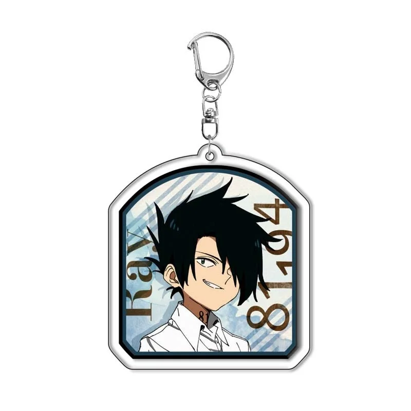 وعد نيفرلاند أنيمي لطيف إيما نورمان راي Tangierda شخصية ظهره قلادة عناصر الزخرفية HD الاكريليك مفتاح chains6CM #3