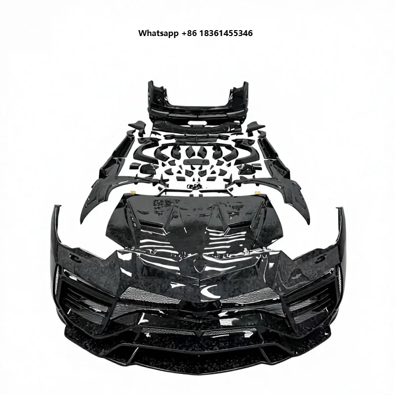 For MSY Style Complete Styling Aero Parts Durable Premium Car Accessories Real Forged Dry Carbon Body Kit,
