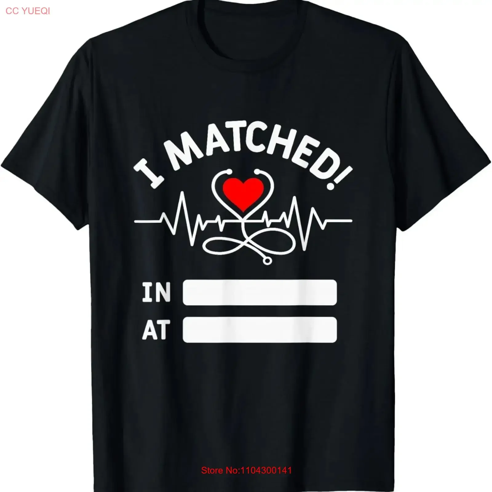 Match Day 2026 I Matched Doctor Physician Residency Resident T Shirt long or short sleeves vintage Washed Top For Everyday Wear