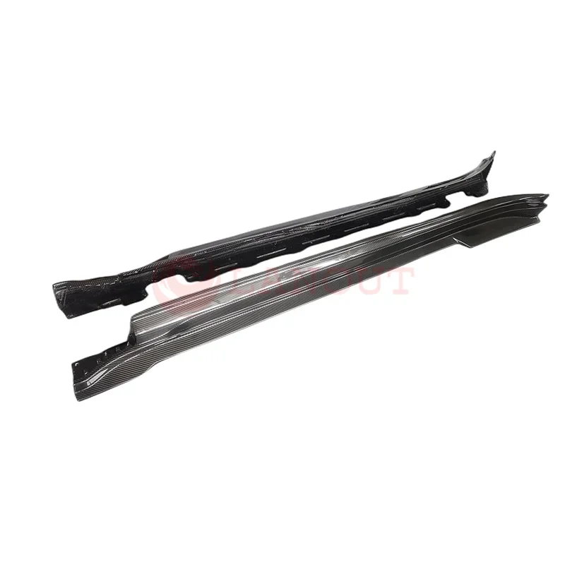 

Modification and upgrading For Porsche taycan M dry carbon fiber side skirt threshold