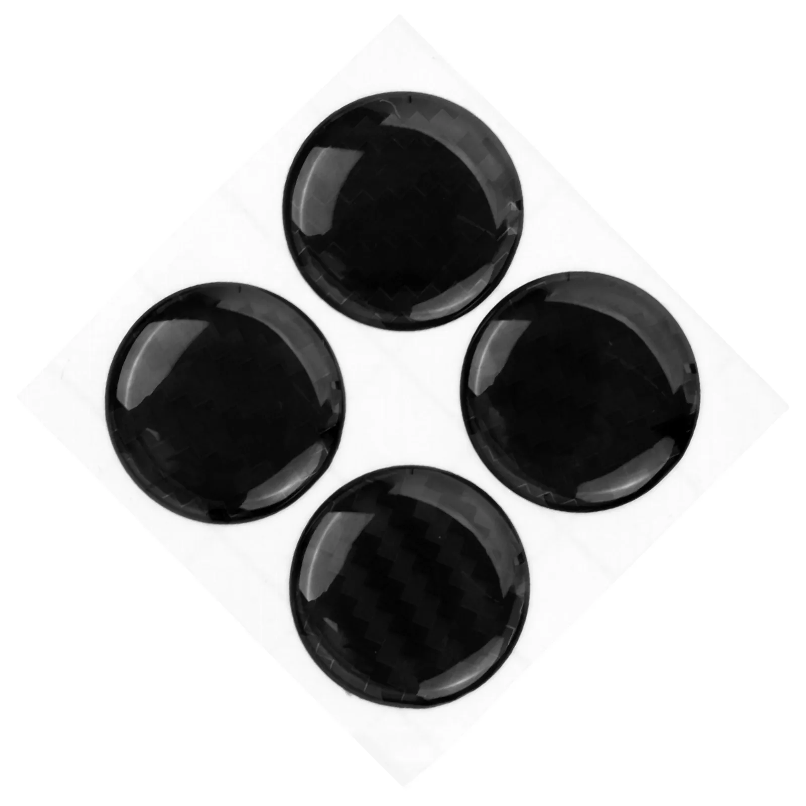 

4 Pcs Lock Hole Protector Car Door Keyhole Covers Carbon Fiber Durable PVC Universal Switch Relay Decorative Accessories