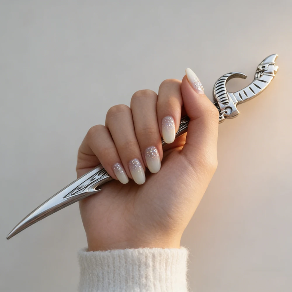 1pc Simple And Atmospheric Viking Retro Gothic Skull Head Big Knife Hairpins Hair Sticks Norwegian Style Party Accessories view 4
