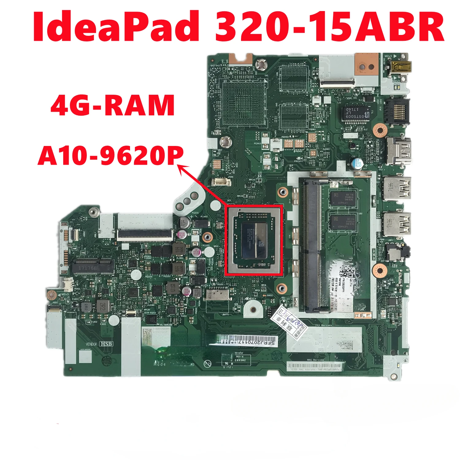 placa mae portatil para lenovo ideapad mainboard 32015abr dg526 dg527 dg726 nmb341 nm b341 100 testado a10 9620p 4g ram 01