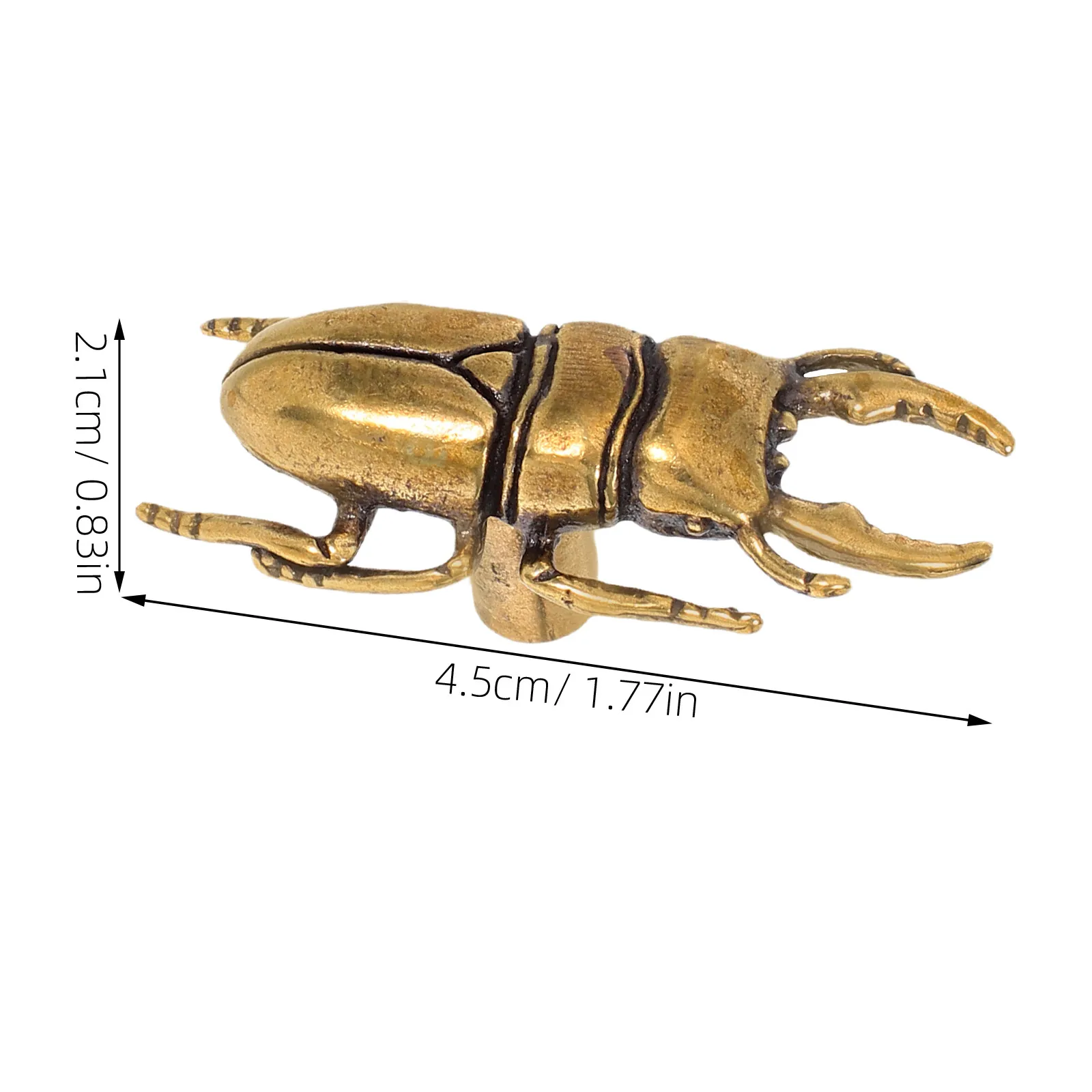 Brass Beetle Cabinet Pull Handles Unique Insect Drawer Knobs for Kitchen Dresser Cupboards Closet Furniture Hardware