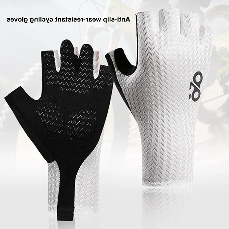 Sarung tangan bersepeda setengah jari bersirkulasi musim panas sarung tangan sepeda kebugaran sarung tangan sepeda anti selip bersirkulasi olahraga