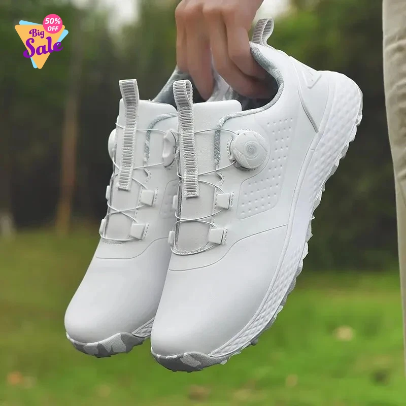 

2026Golf Sneakers Men's Waterproof Fashion Casual Outdoor Comfortable Golfers Footwears Women