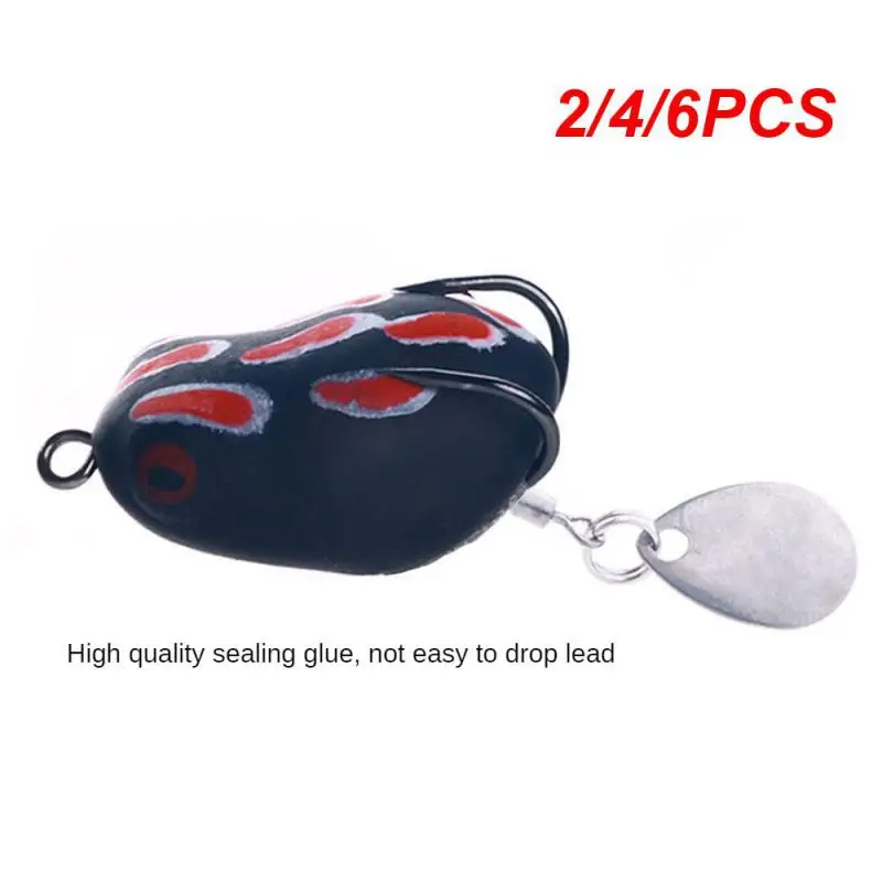 2/4/6PCS Fishing Gear Realistic Texture High Quality Sealing Glue Fake Bait Type Of Bait Thunderfrog Fishing Supplies