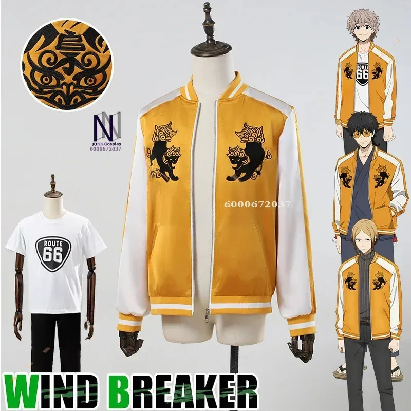 

Anime WIND BREAKER Choji Tomiyama Cosplay Costume Wig Shishitoren Jacket Uniform Jo Togame Kota Sako Halloween Party Women Men