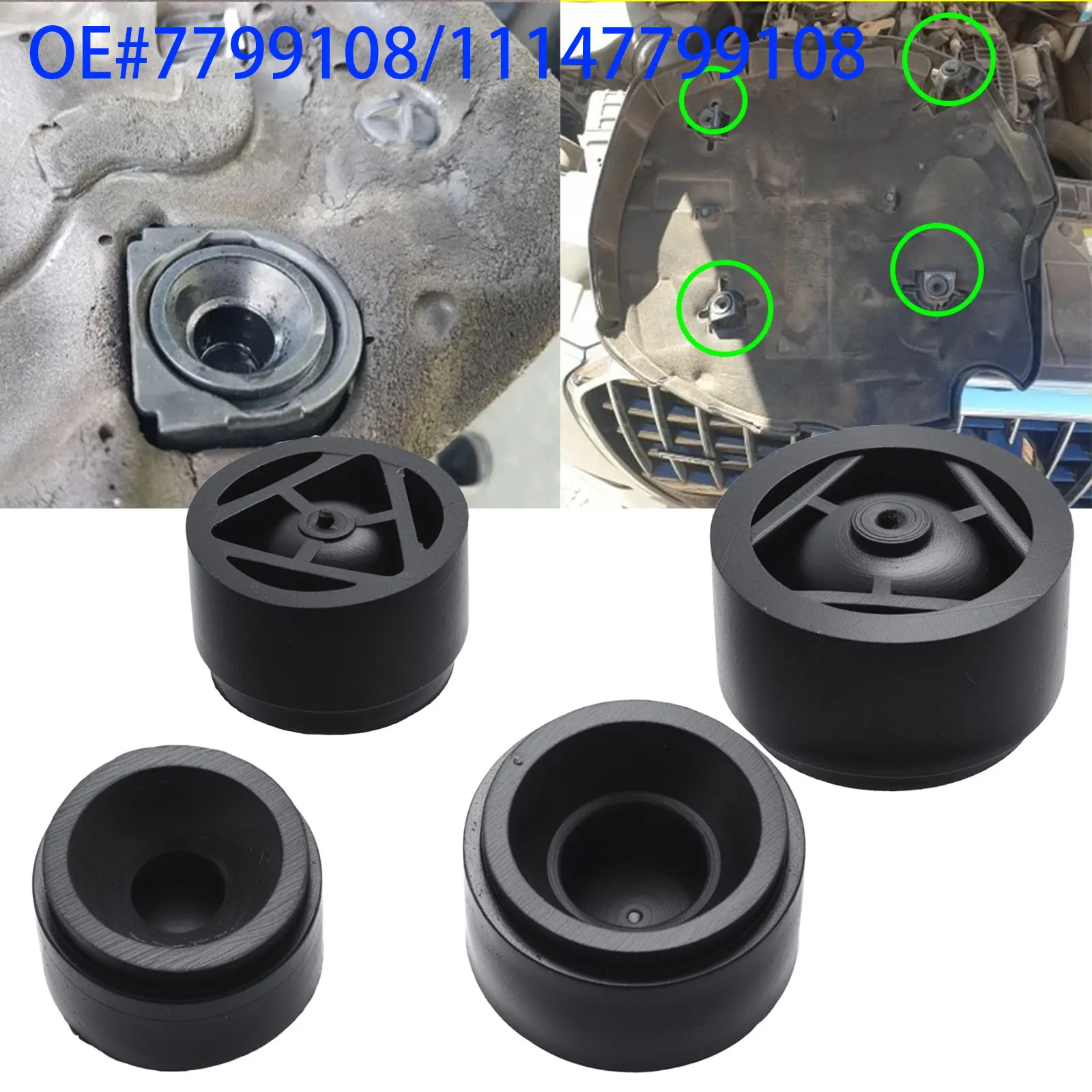 Engine Cover Rubber Mount Bushing For BMW 2‑7 Series X1 X3 X4 X5 X6 F10 E90 F30 E60 G30 E83 Reference 7799108 Trim Buffer Parts