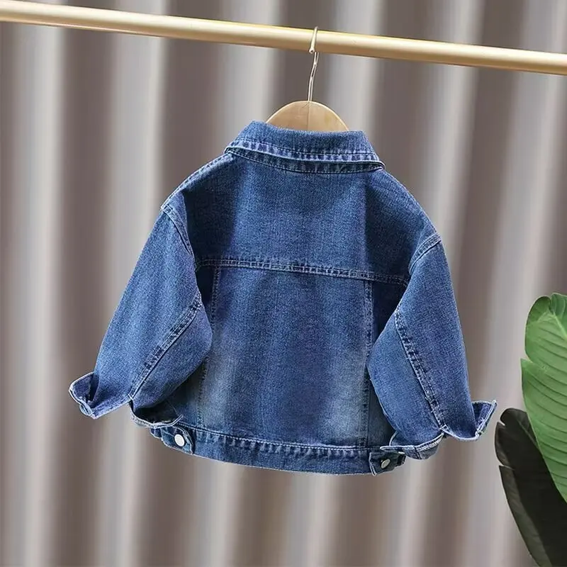 Kids Denim Jackets for Girls Baby Coats Spring Autumn Fashion Child Kids Outwear Jeans Jackets Jean