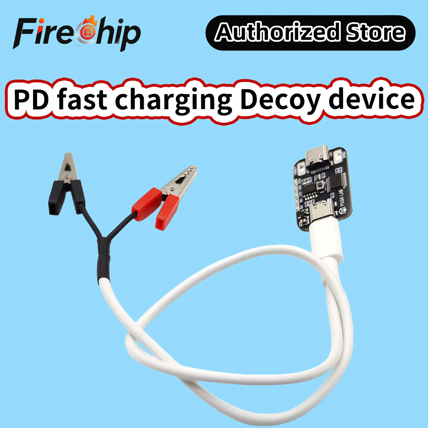 FireChip PDTricker PD Fast Charging Deceiver Type-C PD2.0/3.0 Deception Adjustable Voltage Aging Test