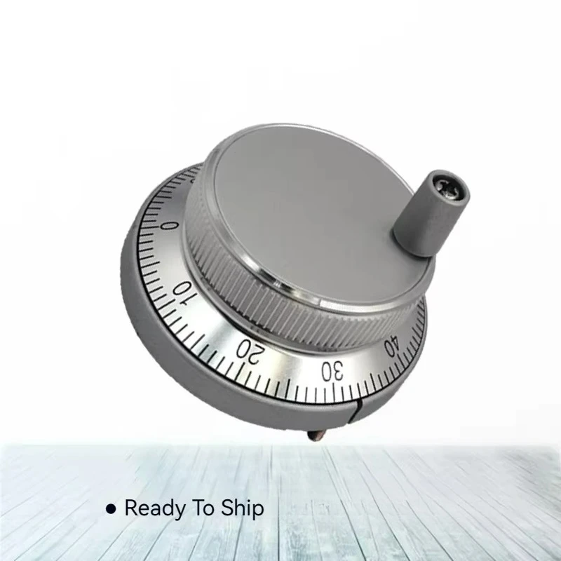 MK600 CNC Router Handwheel Manual Pulse Generator Stainless Steel Solid MPG 60mm 5V 100PPR