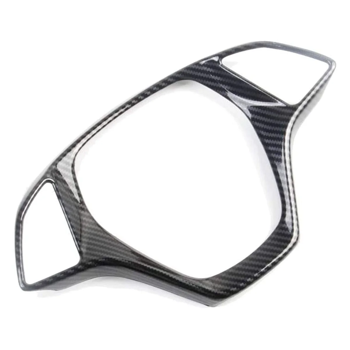 ABS Carbon Fiber Car Steering Wheel Panel Decoration Cover Trim Moulding Sticker for Chevrolet Corvette C7