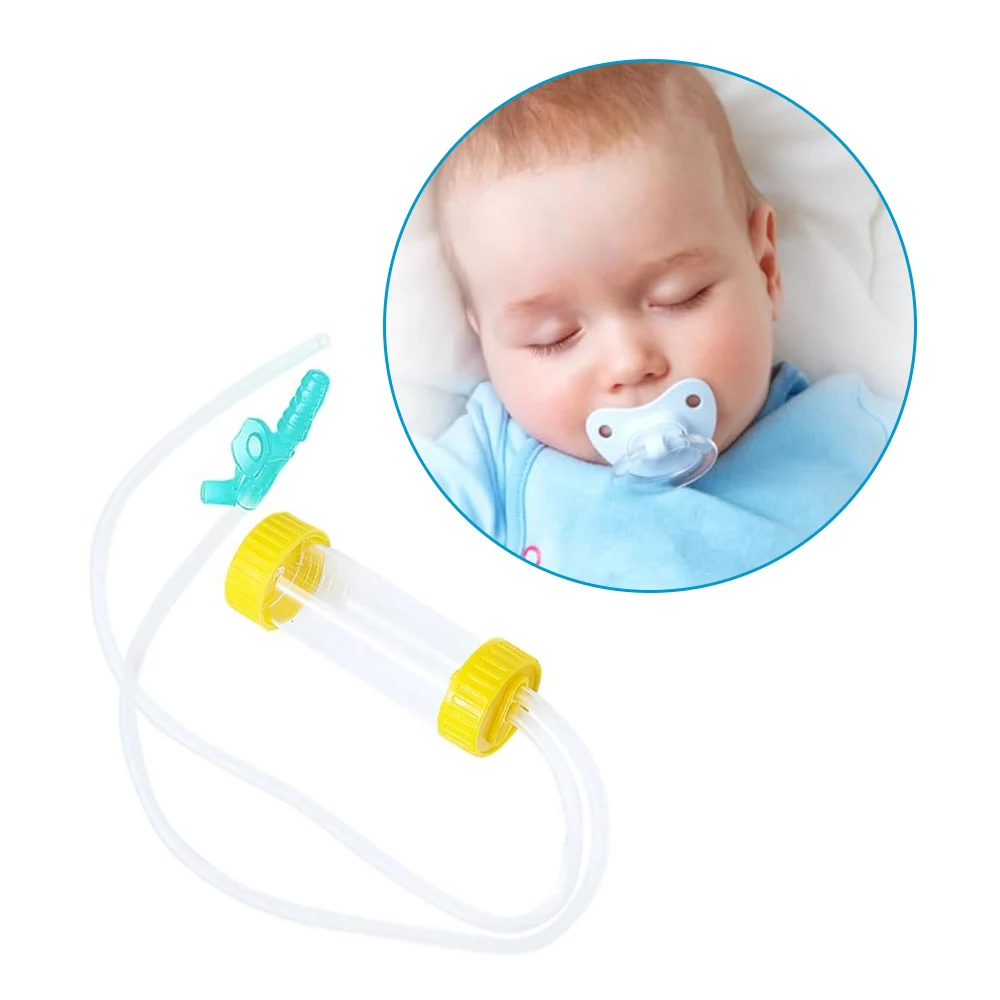 1-10pcs Disposable Medical Mucus Extractor Manual Nasal Aspirator With Suction Tube Quickly Gently Clear Stuffed Nose