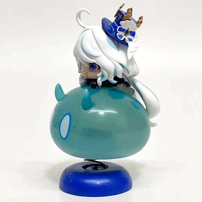 10cm Genshin Impact Hu Tao Action Figure Cartoon PVC Furina Q Edition Cute Ornaments Collection Desktop Display Gift Toys