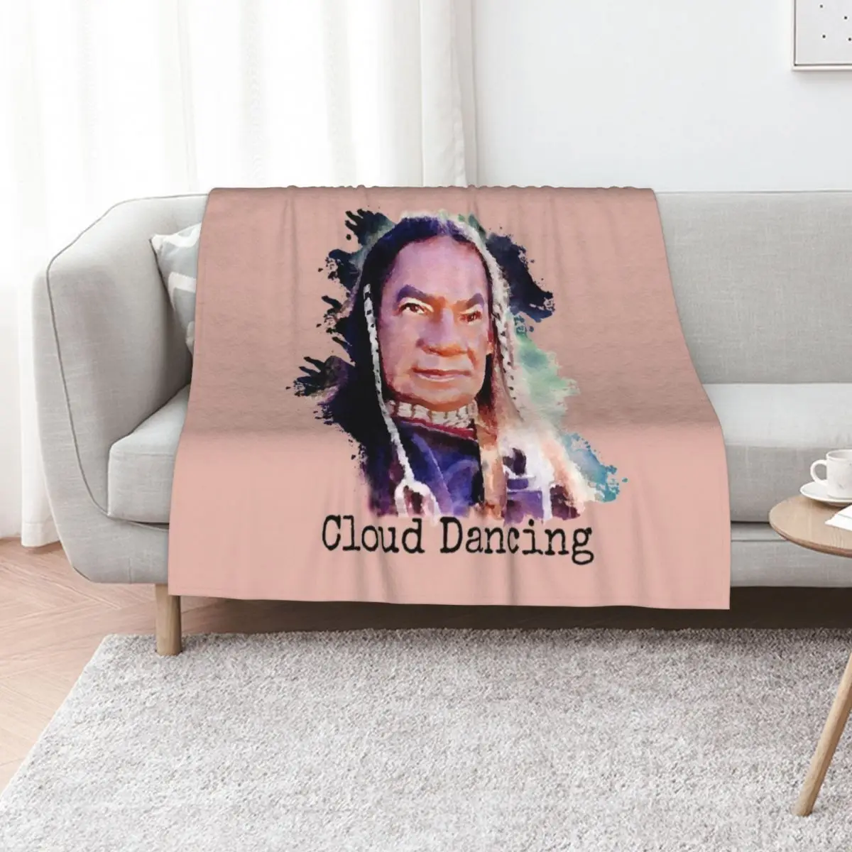 Cloud Dancing Throw Blanket Bed linens For Decorative Sofa anime Moving Cute Plaid Bed Blankets
