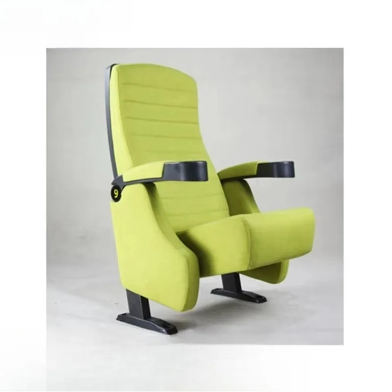 Luxury outdoor folding stadium grandstand seating VIP chair with comfortable back armrest cushions for sports and entertainment