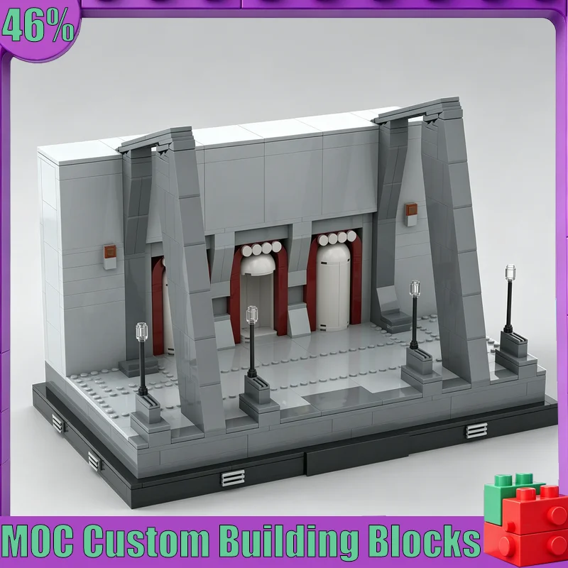 604 PCS MOC Rescue Scene Diorama Model Custom Puzzle Architecture DIY Assembly Toy Creative Character Collection Display Gifts