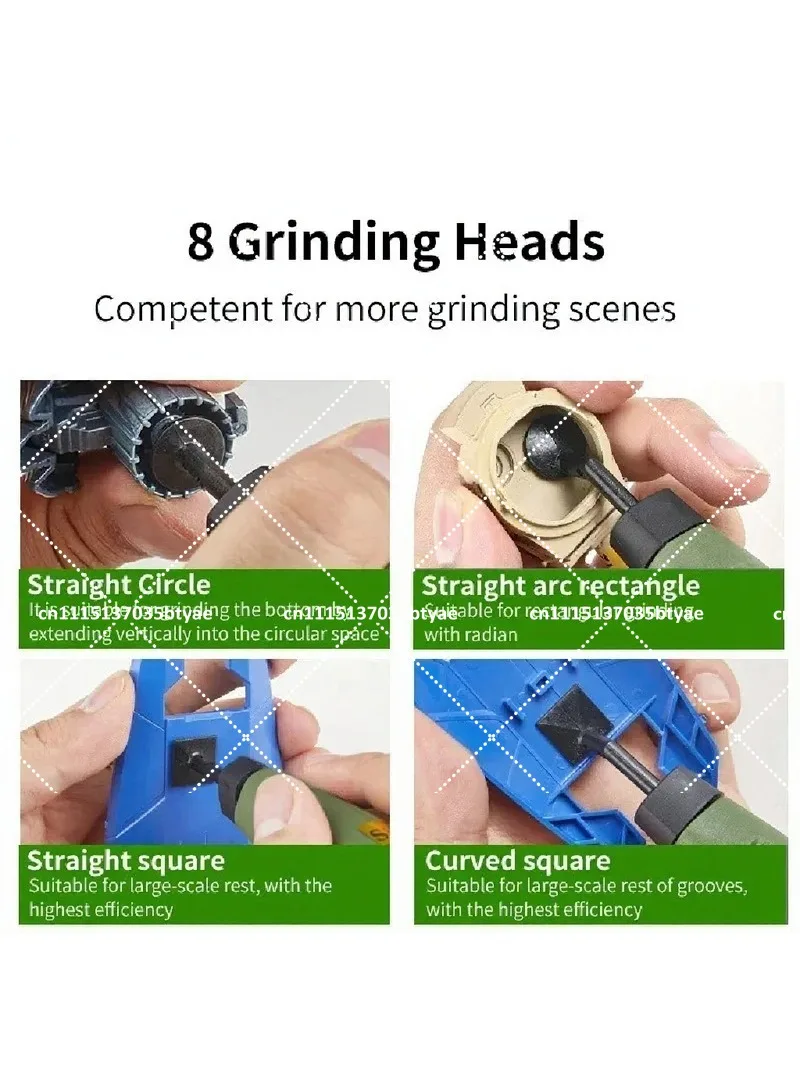 Mini Sander Pen Type 18W Electric Grinder Tool 110V/220V for Groove Polishing DIY Model Moulds