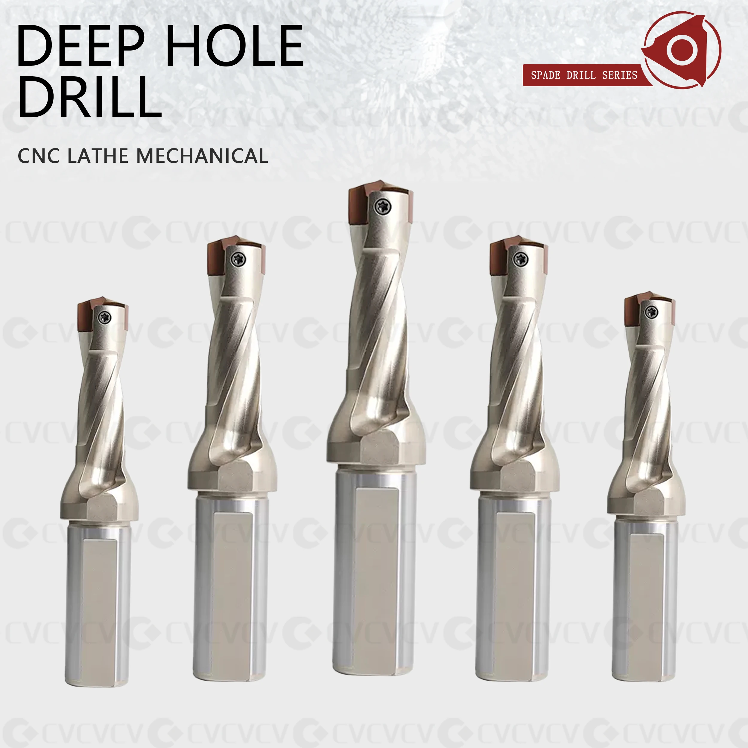 Imagem -02 - Cnc Deep Hole Brocas Titular Jcd Crown Drill Rod Usado para Hcd Spade Série Pólo Alta Velocidade Perfuração Violenta 3d 5d 8d pc