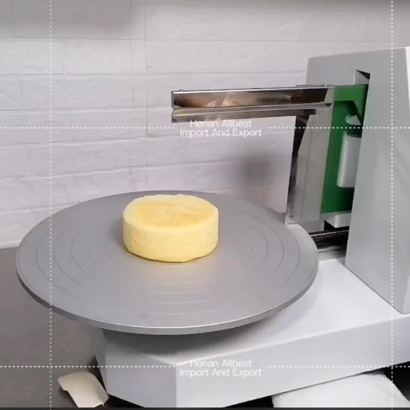 2026 Automatic Cake Cream Smoother Fondant Coating Smoothing Machine Birthday Cake Decoration Equipment
