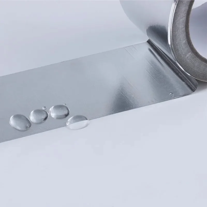 Nastri in foglio di alluminio resistenti alle alte temperature Adesivi antimuffa per piano cottura Nastro di riparazione a prova di perdite per cantiere Essiccatore Vent HVAC
