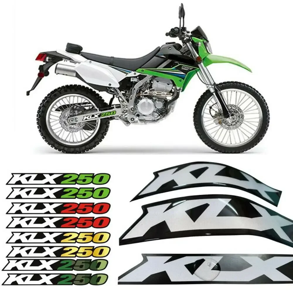 3D SwingArm Chain Drive Shaft Box Reflective Stickers Decal For KAWASAKI KLX250 KLX250R KLX250S KLX250SF KLX 250 250R 250S 250SF