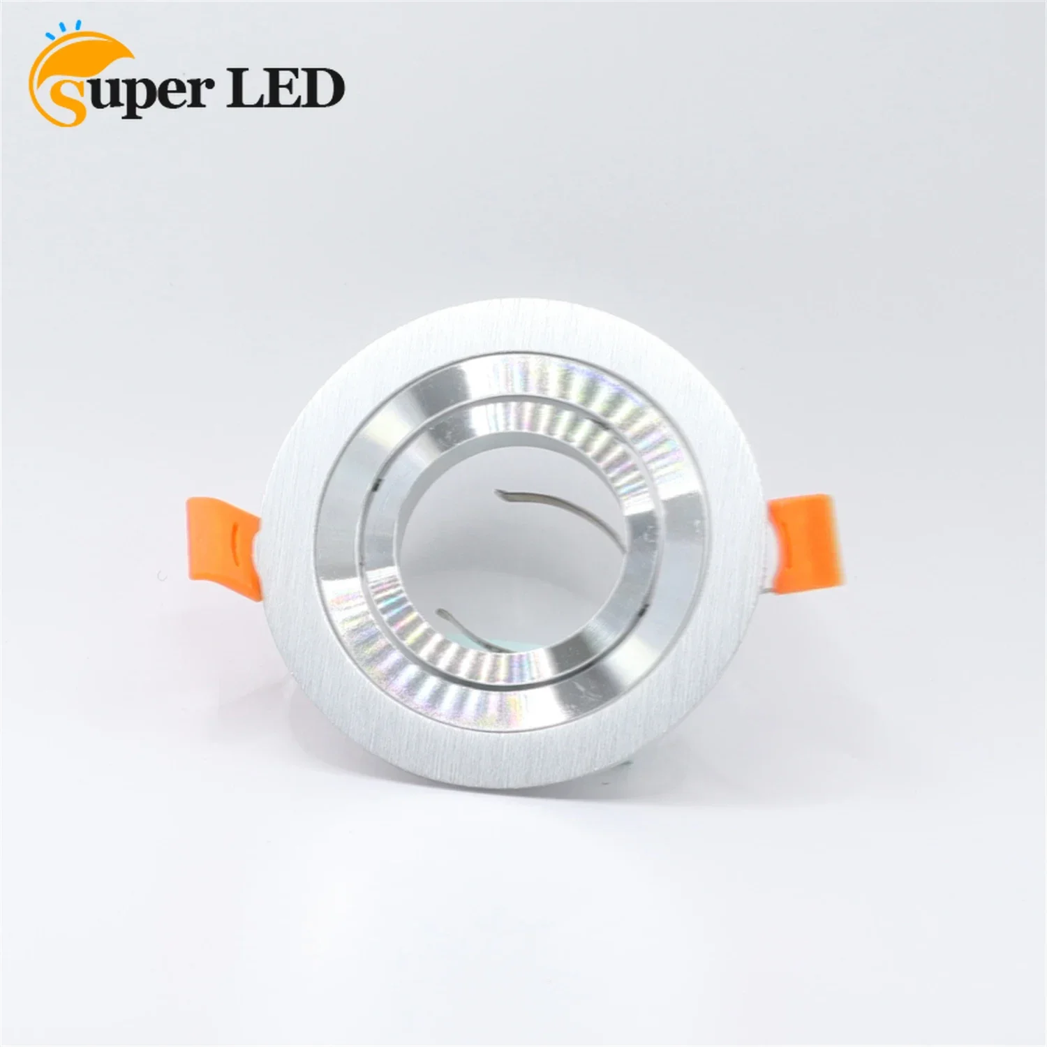 

Mounting Frame GU10 MR16 GU5.3 Angular Adjustable Recessed Light Clip Round Cut Hole 70mm Fixture Frame