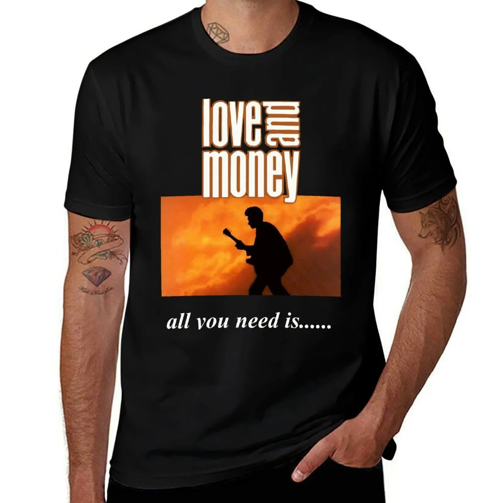 

Love and Money - All Need is - 80s 90s alternative indie band- Album art - original design retro T-Shirt